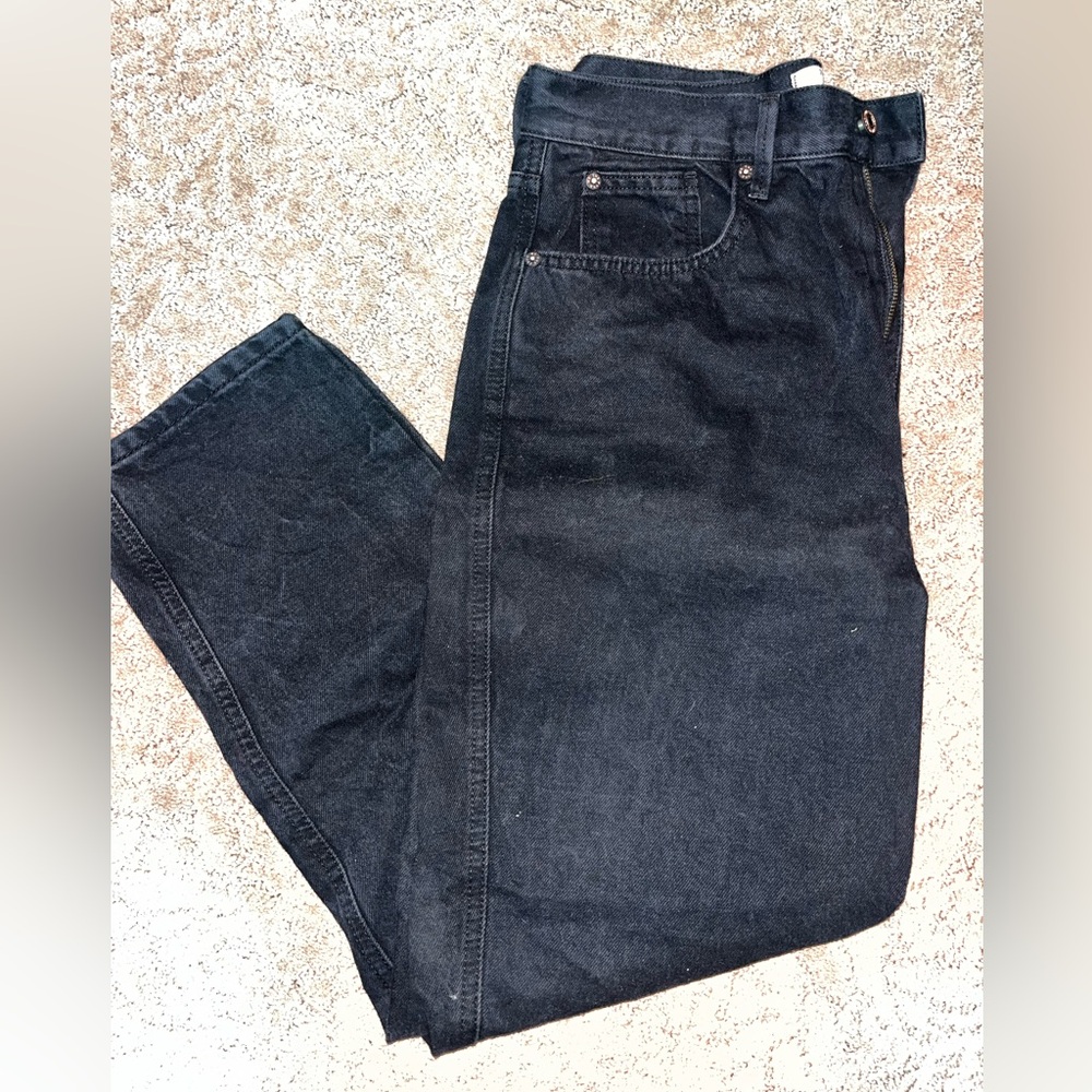 Free people black denim jeans